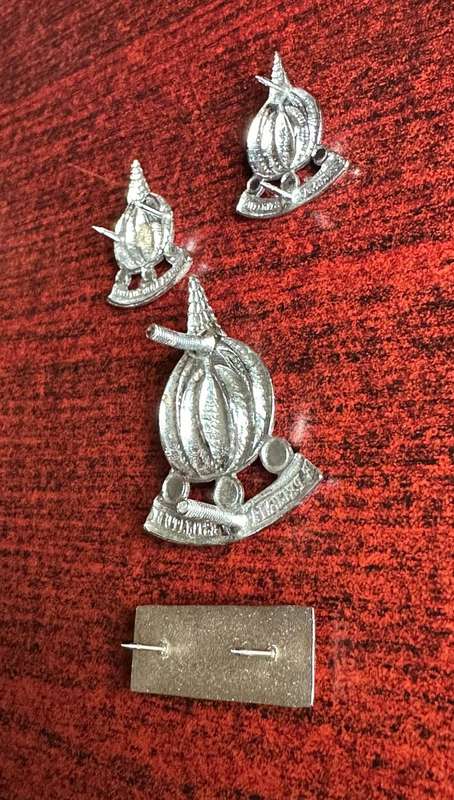 FINANCES SERVICES CORPS CAP,COLLARS AND BERET BAR-APPROVED 1973-LUGS + PINS COMPLETE
