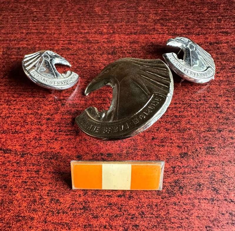 PERSONNEL CORPS,CAP, COLLARS AND BERET BAR-APPROVED 1980-LUGS + PINS COMPLETE