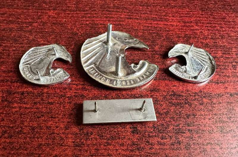 PERSONNEL CORPS,CAP, COLLARS AND BERET BAR-APPROVED 1980-LUGS + PINS COMPLETE