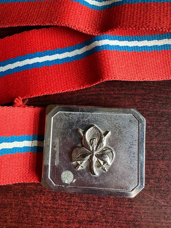 WESTERN PROVINCE COMMAND STABLE BELT-EXTENDED LENGTH 99CM-GOOD CONDITION