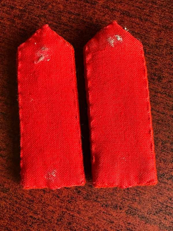 ARMY SENIOR OFFICERS NO STAFF QUALIFIED GORGET PATCH PAIR-APPROVED 1978