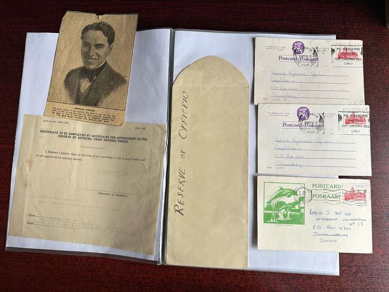 ORIGINAL WW2 FORMS AND PHOTOS BELONGED TO LT. COL. C.J. CHAPLIN M.C. ROYAL ENGINEERS-BORN IN MATATIE