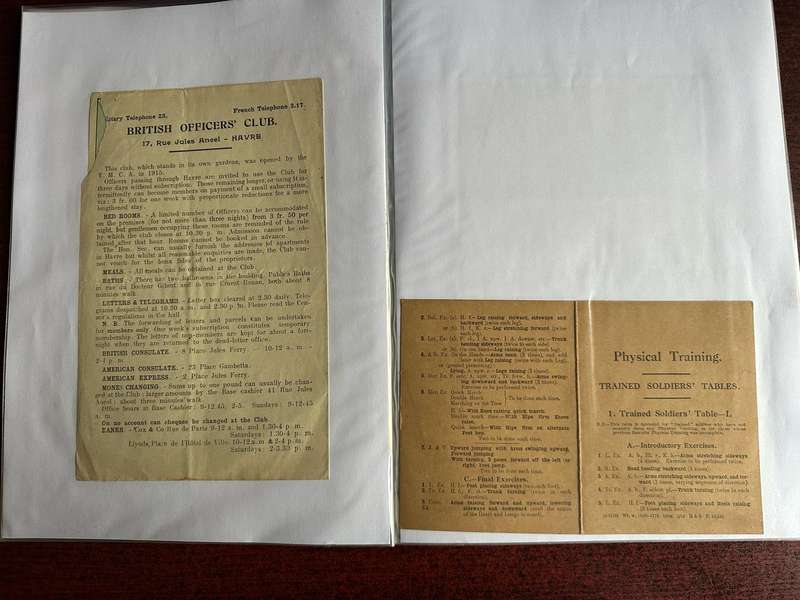 ORIGINAL WW2 FORMS AND PHOTOS BELONGED TO LT. COL. C.J. CHAPLIN M.C. ROYAL ENGINEERS-BORN IN MATATIE