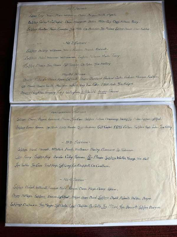 ORIGINAL WW2 FORMS AND PHOTOS BELONGED TO LT. COL. C.J. CHAPLIN M.C. ROYAL ENGINEERS-BORN IN MATATIE
