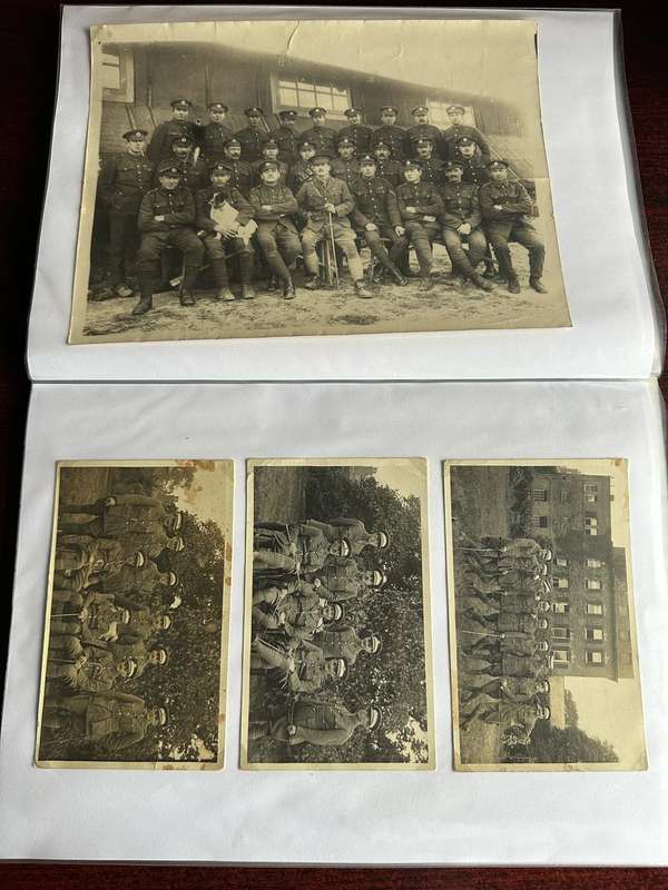 ORIGINAL WW2 FORMS AND PHOTOS BELONGED TO LT. COL. C.J. CHAPLIN M.C. ROYAL ENGINEERS-BORN IN MATATIE