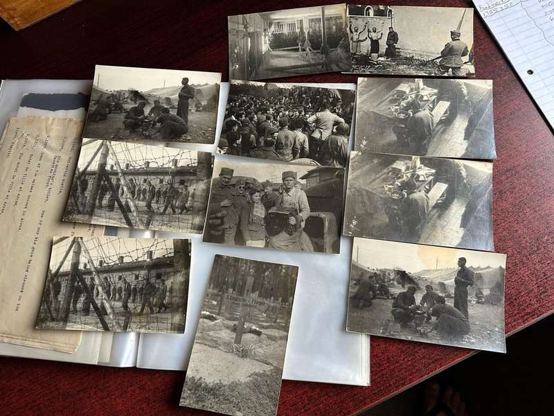 ORIGINAL WW2 FORMS AND PHOTOS BELONGED TO LT. COL. C.J. CHAPLIN M.C. ROYAL ENGINEERS-BORN IN MATATIE