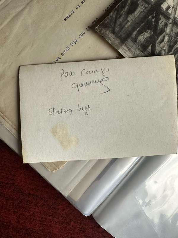 ORIGINAL WW2 FORMS AND PHOTOS BELONGED TO LT. COL. C.J. CHAPLIN M.C. ROYAL ENGINEERS-BORN IN MATATIE