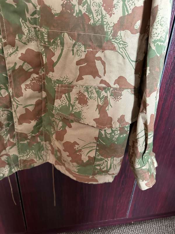 POLICE TASK FORCE 2ND PATTERN CAMO JACKET-SIZE LARGE XTRA LARGE-MEASURES 64 CM ARMPIT TO ARMPIT-COME