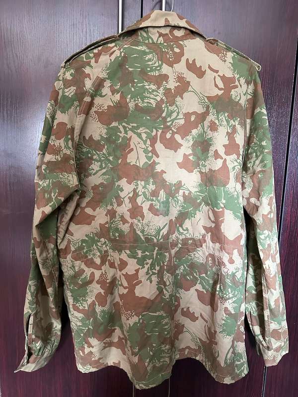 POLICE TASK FORCE 2ND PATTERN CAMO JACKET-SIZE LARGE XTRA LARGE-MEASURES 64 CM ARMPIT TO ARMPIT-COME