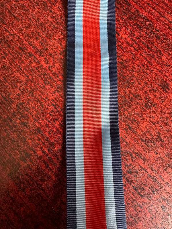 SADF MILITARY MERIT MEDAL-FULL SIZE RIBBON-SOLD IN LENGTHS OF 15CM