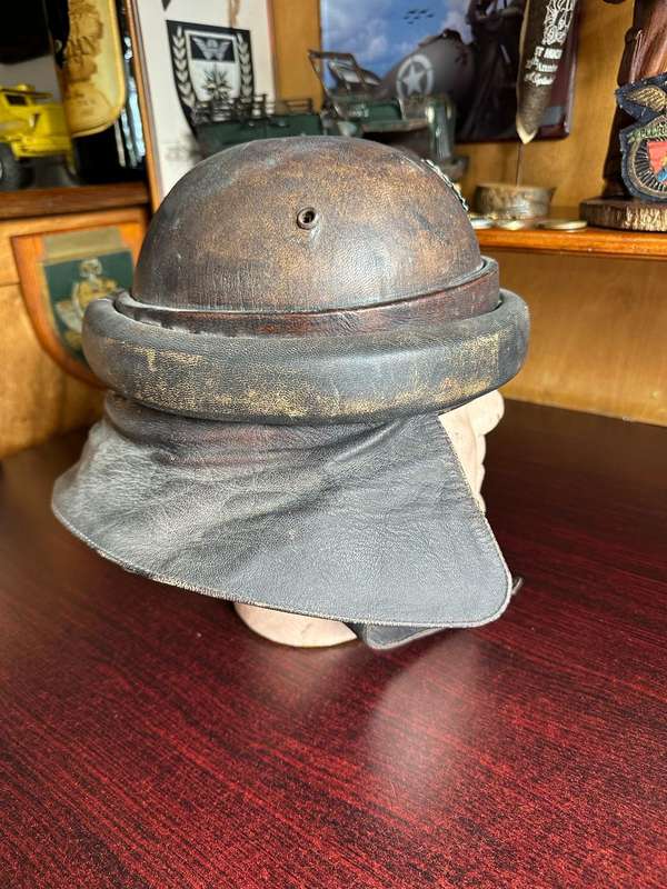 Italian WW2 leather helmet