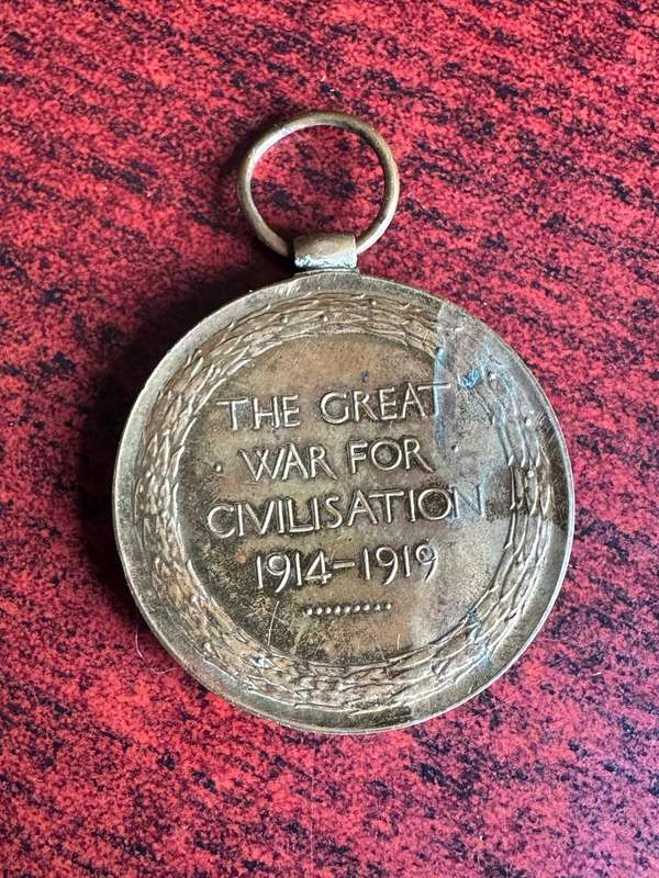 WW1 VICTORY MEDAL AWARDED TO T4-213862 DV P. THOMSON A.S.C.