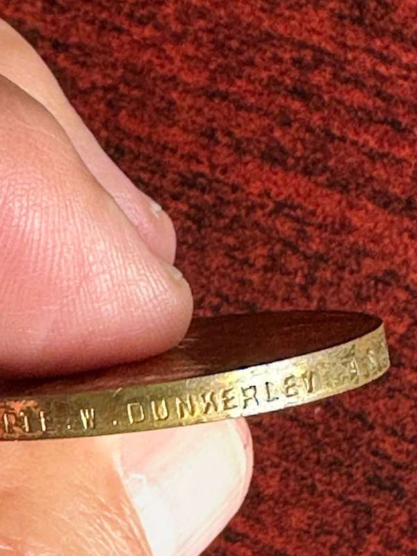 WW1 VICTORY MEDAL AWARDED TO T-259947 PTE. W. DUNKERLEY A.S.C.