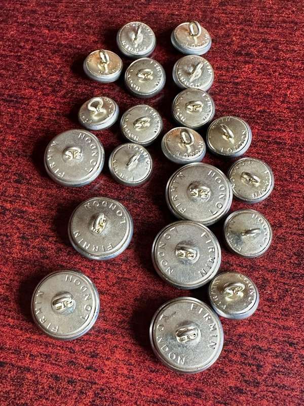 NAMIBIA ARMY TUNIC BUTTONS-CHROME