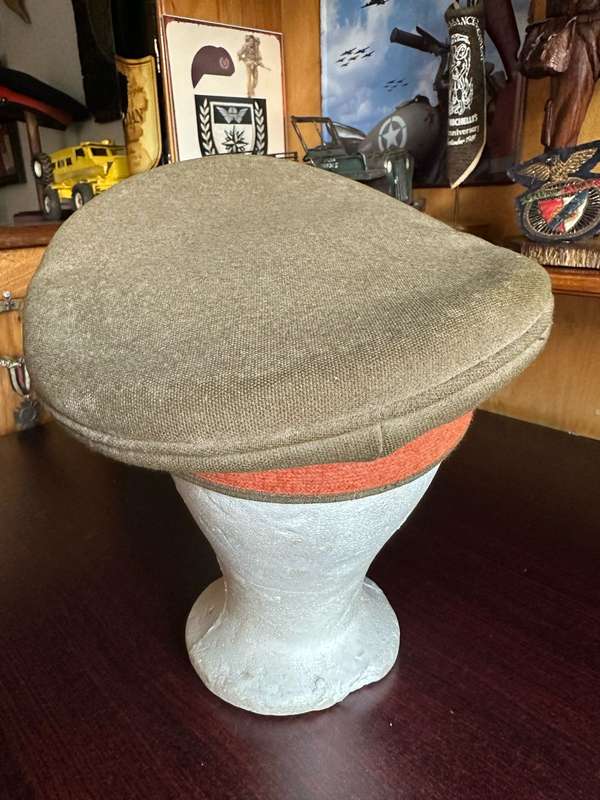 SADF SENIOR OFFICERS PEAK CAP STAFF QUALIFIED-GOOD CONDITION-SIZE 58