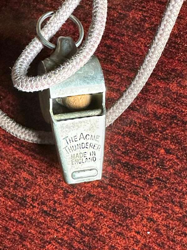 SADF PERIOD LANYARD WITH WHISTLE