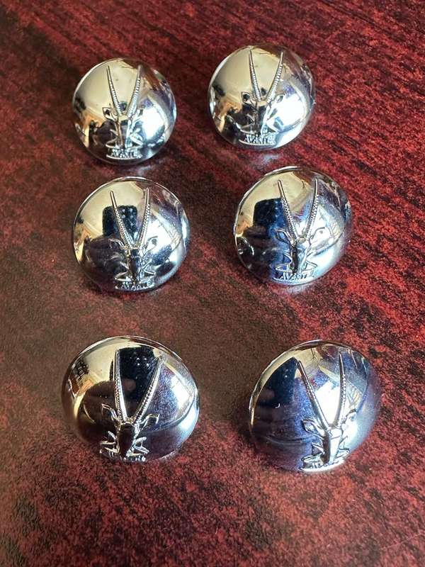 SWA BUTTON TRIALS-VERY FIRST BUTTONS EVER MANUFACTURED (1978) BY ASSMANN & SOHNE GERMANY-RARE-DIAMET