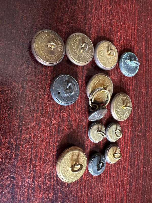 AIR FORCE BUTTONS-DIAMETER 25 AND 17 MM