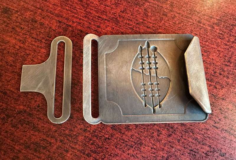 TRANSKEI DEFENCE FORCE STABLE BELT BUCKLE