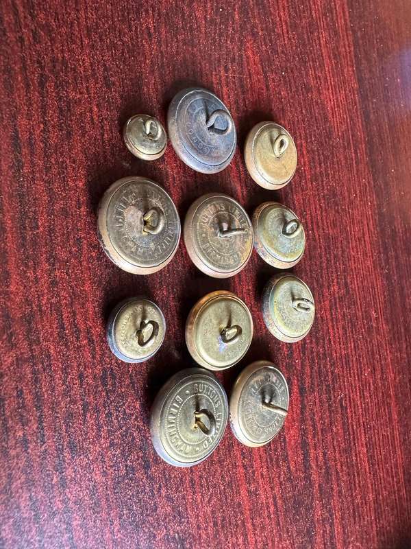 AIR FORCE BUTTONS-DIAMETER 25 AND 17 MM