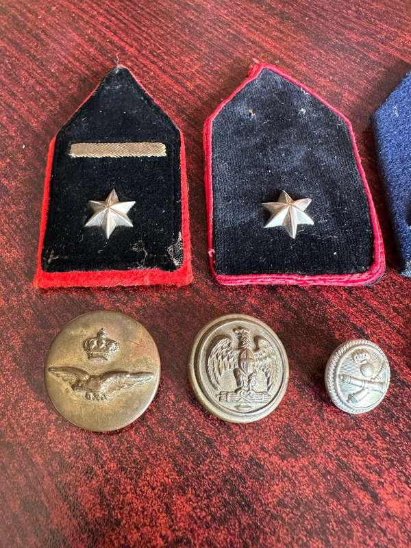 ITALIAN WW2 LOT- 8 ITEMS-SOLD TOGETHER