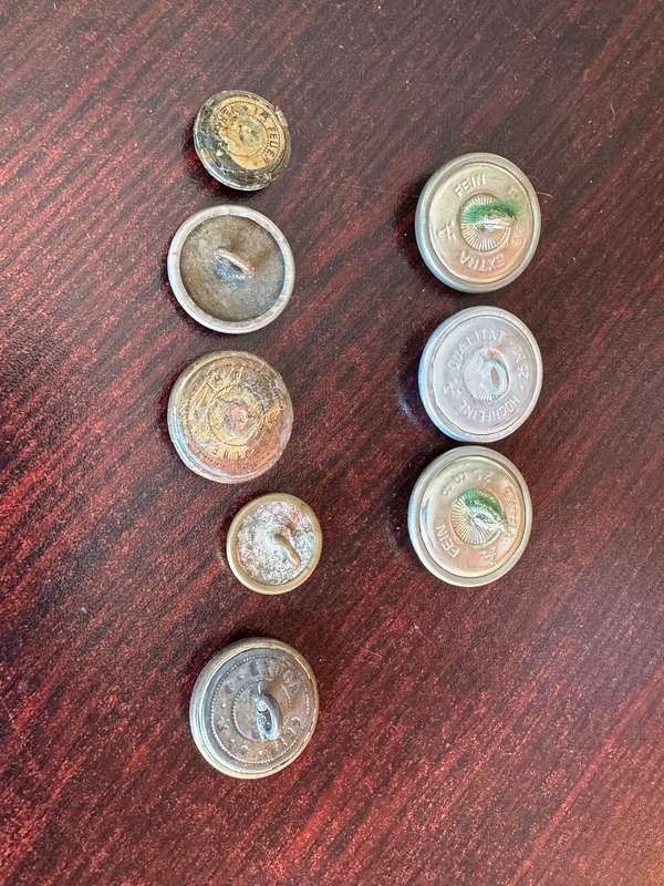GERMAN, WW1/WW2 LOT OF BUTTONS