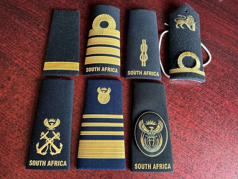 SA NAVY SELECTION OF RANKS-SOLD TOGETHER