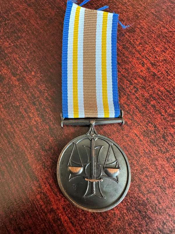 NAMIBIA CORRECTIONAL SERVICES BRONZE SERVICE MEDAL