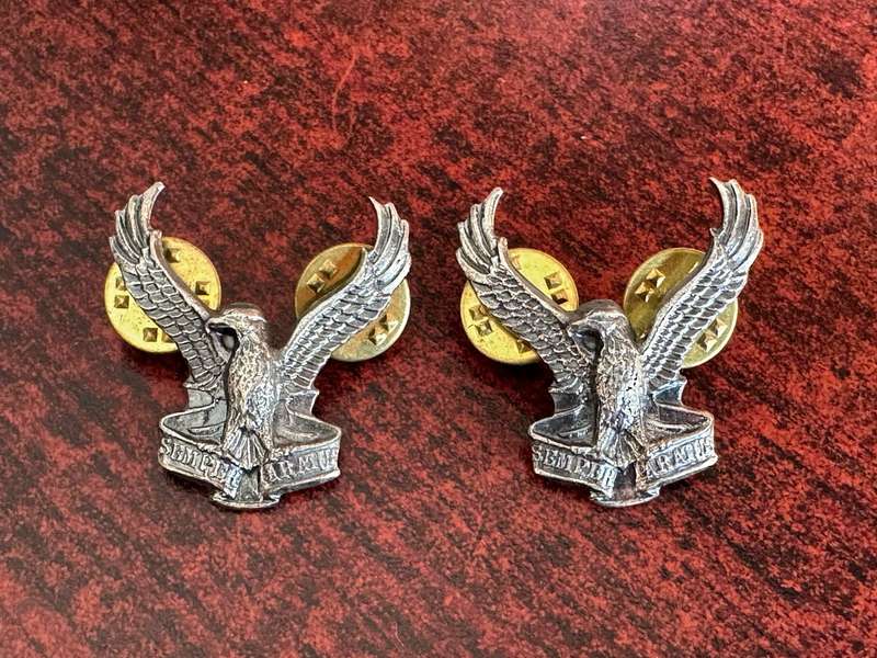 SWA AIR FORCE COLLAR BADGE PAIR- PINS COMPLETE