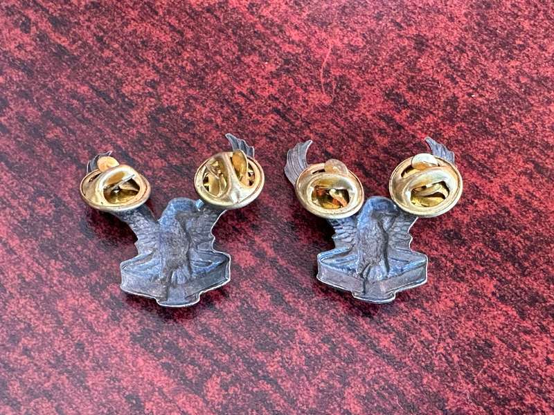 SWA AIR FORCE COLLAR BADGE PAIR- PINS COMPLETE
