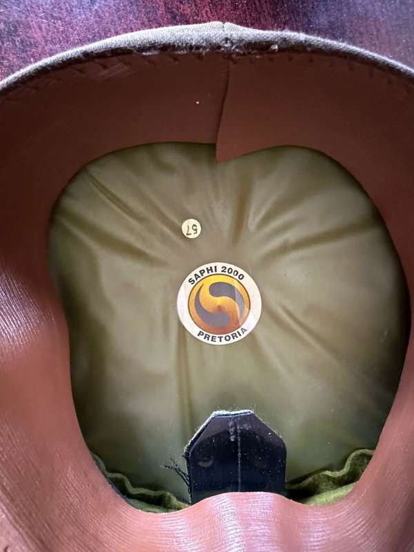 CORPS OF PROFESSIONAL OFFICERS PEAKED CAP -APPROVED 1978-SIZE 57-GOOD CONDITION