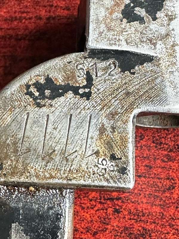 SADF NO 9 BAYONET FOR THE .303 RIFLE-DATED 1940-COMES WITH METAL SCABBARD