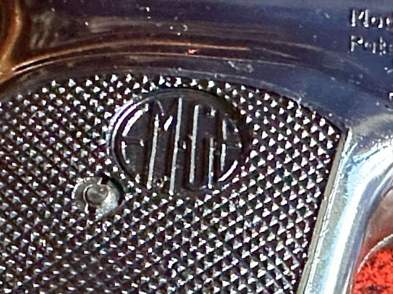6 MM GAS,STARTER PISTOL-SOLD AS IS E.M.G.E. MOD 6 MADE IN GERMANY