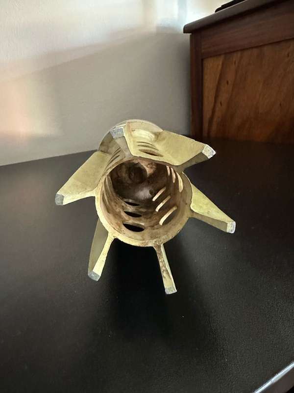 90 MM PRACTICE PROJECTILE-HEIGHT 50,5CM-DIAMETER AT THE BOTTOM 90 MM-SAVE TO HANDLE FFE