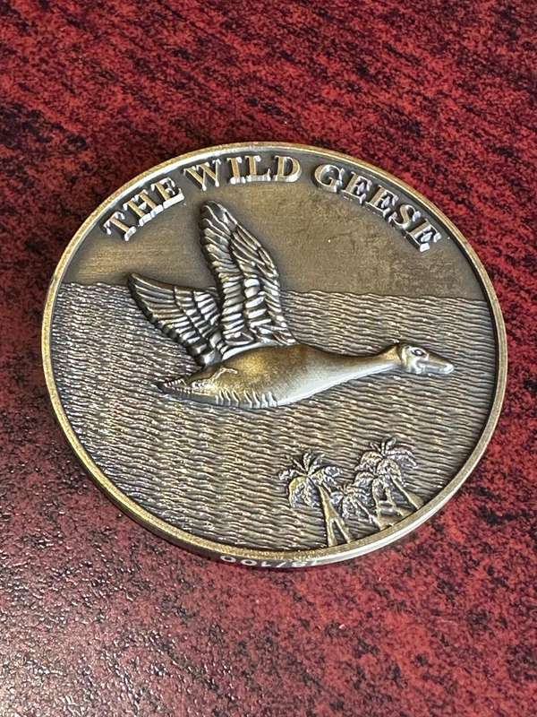 LT. COL. HOARE CHALLENGE COIN NO 18 OF ONLY 100 MADE WITH CERTIFICATE OF AUTHENTICITY (ORIGINAL SIGN