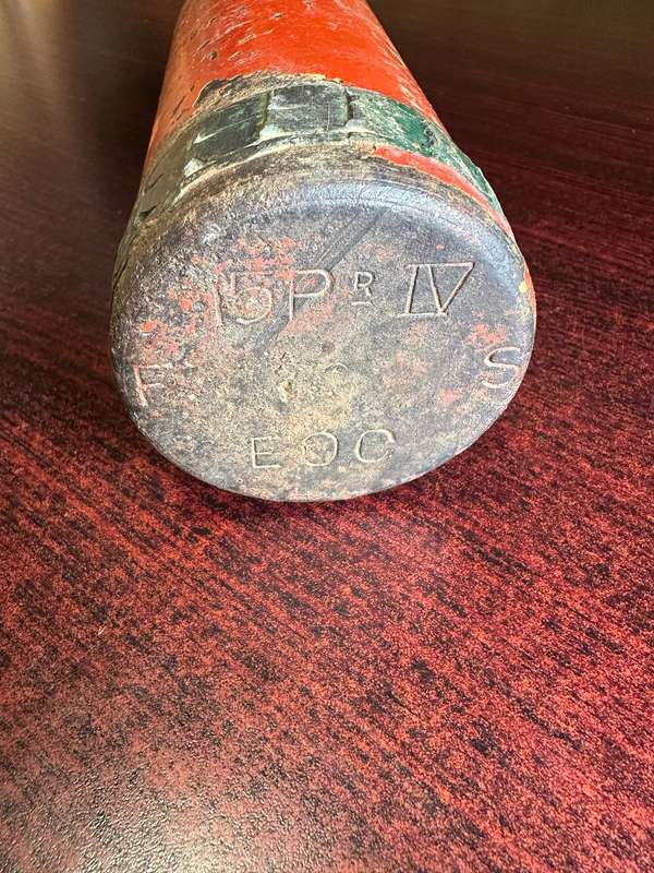 BOER WAR 15 POUND FIELD GUN PROJECTILE- HEIGHT 23 CM