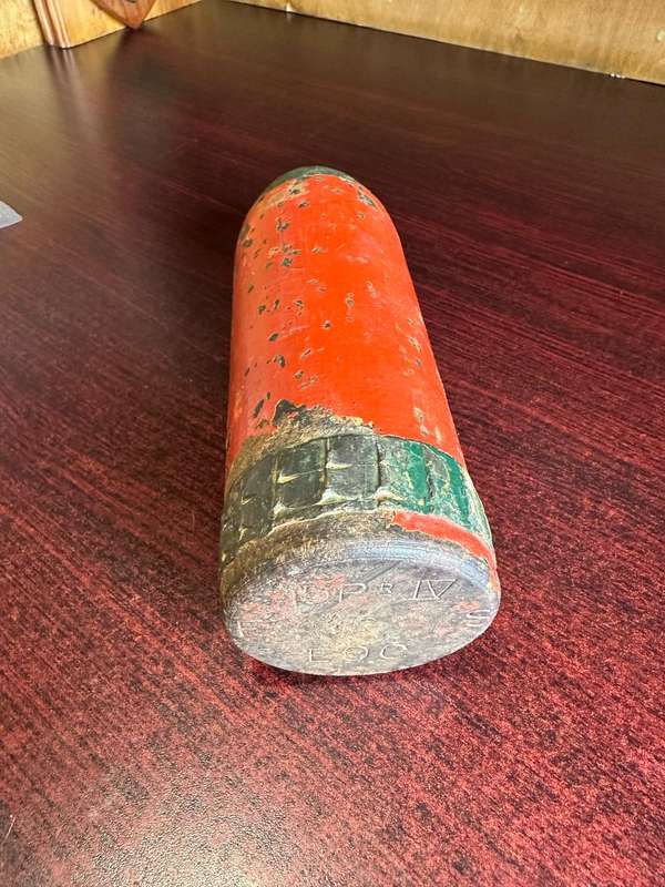 BOER WAR 15 POUND FIELD GUN PROJECTILE- HEIGHT 23 CM