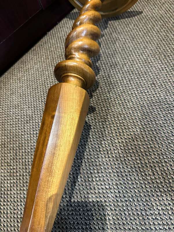 STINKWOOD BARLEY TWIST GUERIDON-EARLY 1900'S- HEIGHT 910 MM