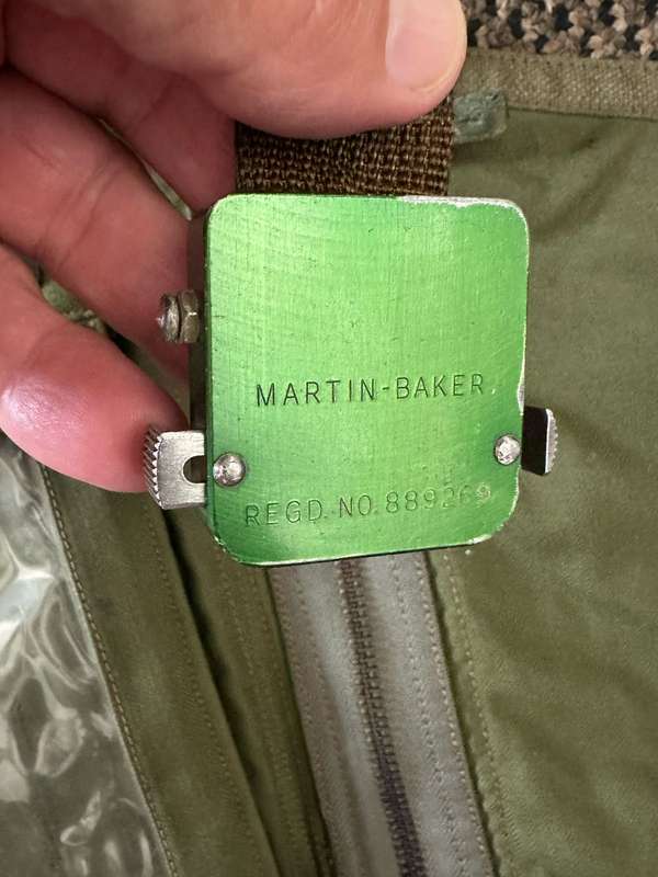 SAAF G-SUIT,SPECIFIC USED IN THE MIRAGE-LOOK AT MARTIN BAKER EJECTION SEAT BUCKLES AND CLIPS-MADE BY