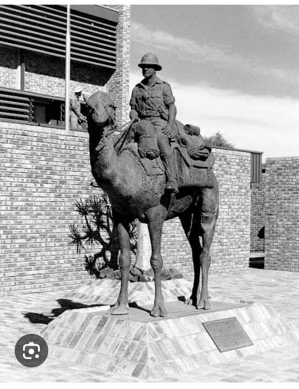 VERY SCARCE CAMEL SADDLE USED BY THE SAP IN GERMAN SOUTH WEST AFRICA AND LATER AREAS IN THE KALAHARI