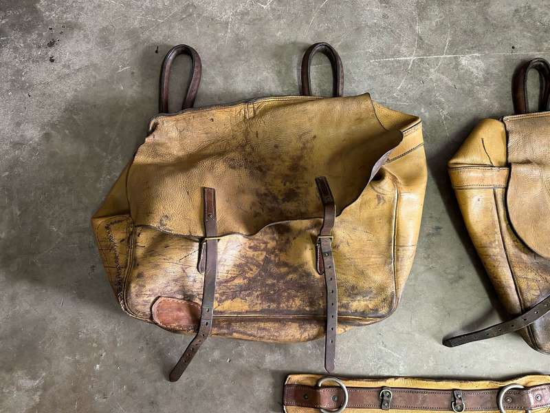 VERY SCARCE CAMEL SADDLE USED BY THE SAP IN GERMAN SOUTH WEST AFRICA AND LATER AREAS IN THE KALAHARI