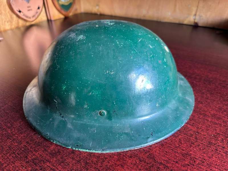 WW2 BRODIE MADE FROM HARD PLASTIC FOR HOME GUARD-SCARCE
