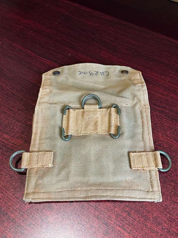 RHODESIAN PATTERN 62 UZI MAGAZINE POUCH-SCARCE,VERY GOOD CONDITION-STAMPED AND DATED
