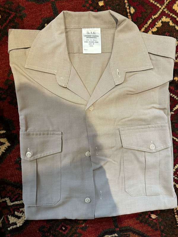 SADF BORDER WAR PERIOD,STEP OUT TROUSERS-SIZE 32-PIPE LENGTH 80CM-SHIRT SIZE MEDIUM
