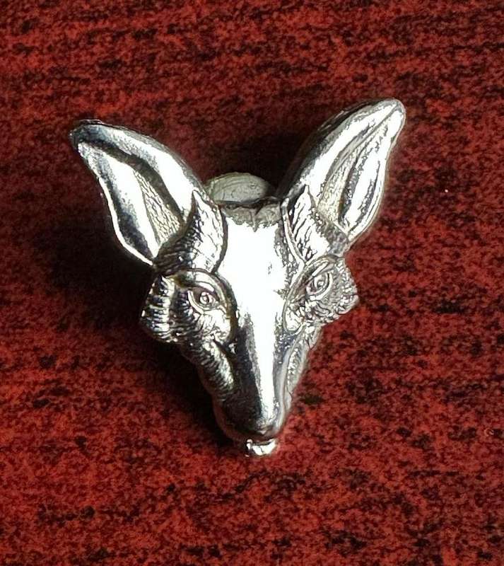 SA INTELLIGENCE CORPS BERET/COLLAR BADGE- WORN 1980-2002