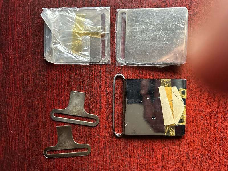 BLANK BELT BUCKLES-SADF PERIOD