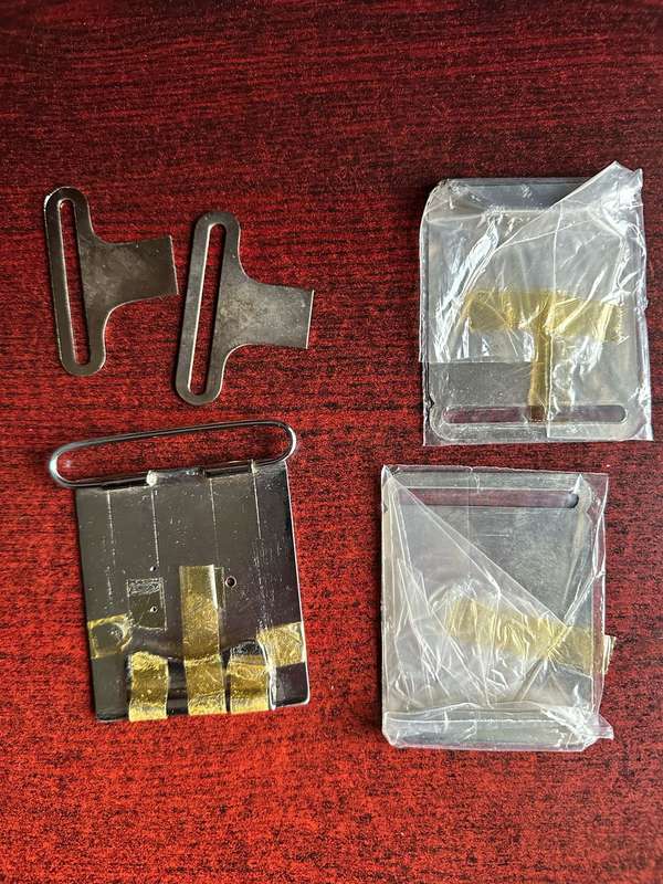 BLANK BELT BUCKLES-SADF PERIOD
