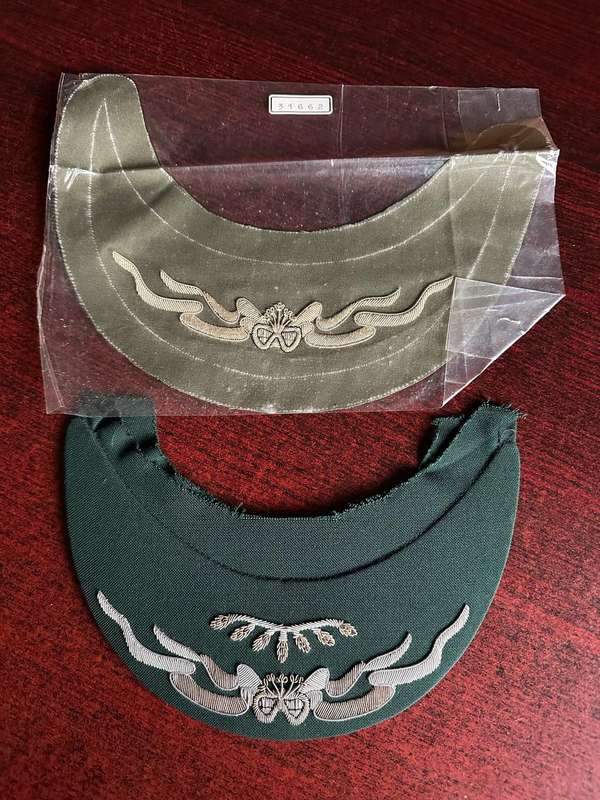 SWA HIGH RANKING OFFICERS,PEAKED CAP VISORS