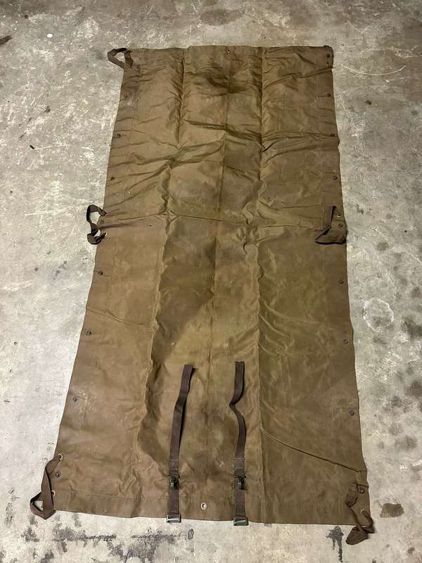 SADF PERIOD GROUND SHEET/ STRETCHER,CARRIER