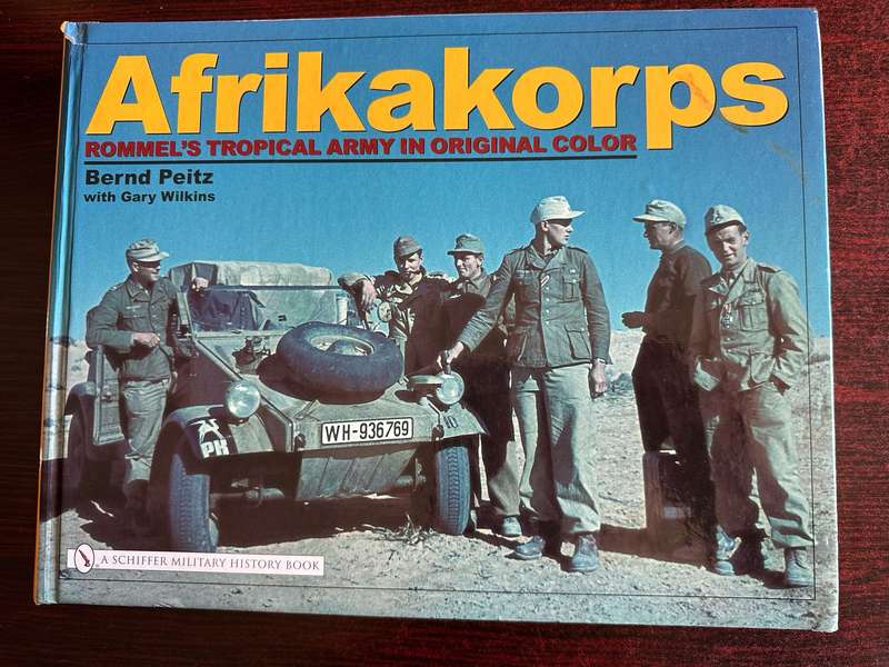 GERMAN AFRIKAKORPS ROMMELS TROPICAL ARMY IN ORIGINAL COLOR-HARD COVER 191 PAGES-FIRST EDITION-PUBLI